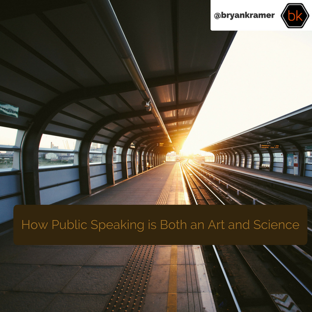 How Public Speaking is Both an Art and Science