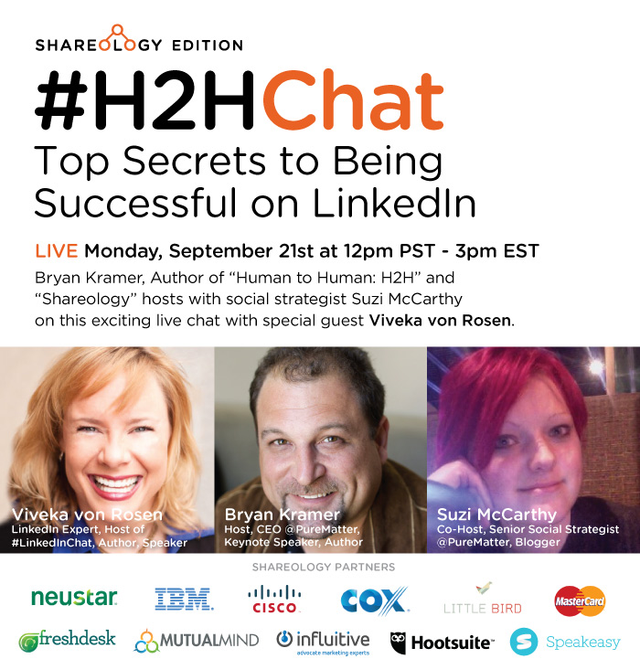 Replay #H2HChat Top Secrets to Being Successful on LinkedIn