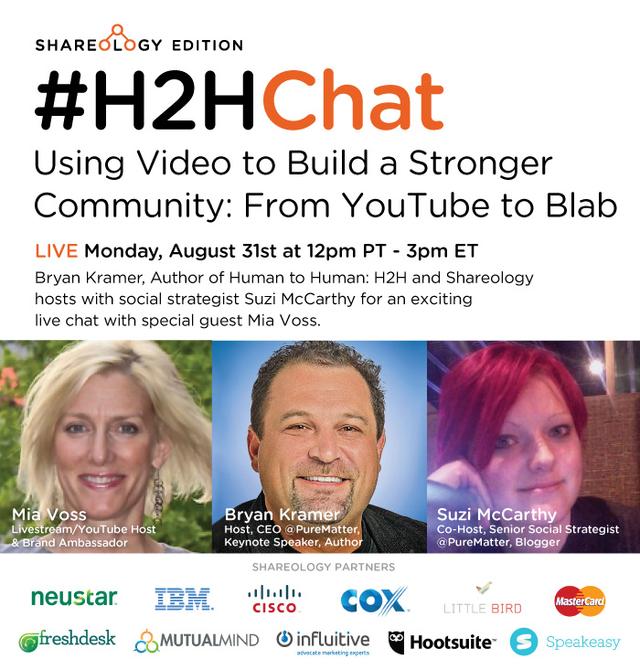 Replay #H2HChat Using Video to Build a Stronger Community From YouTube to Blab
