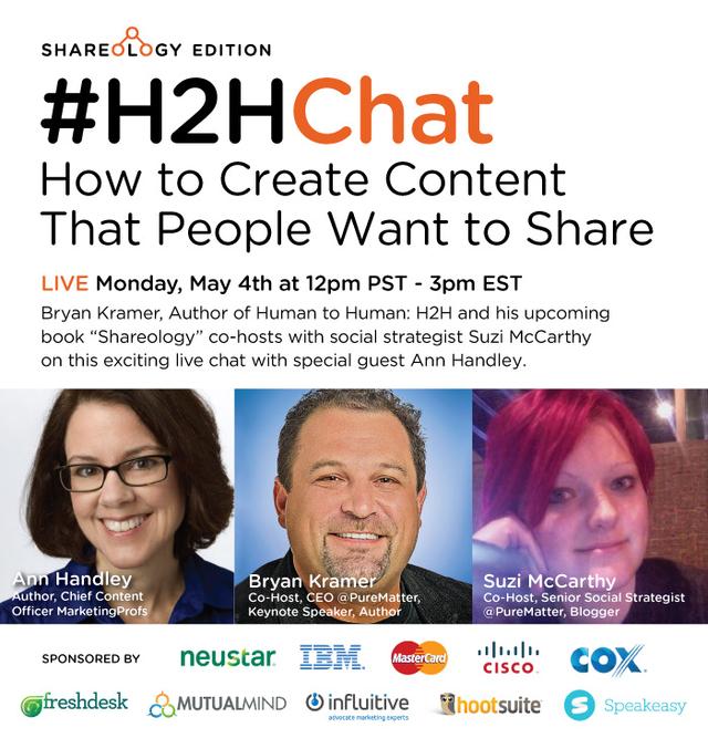 Replay #H2HChat How to Create Content That People Want to Share