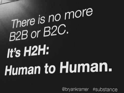 There is no more B2B or B2C: It’s Human to Human, H2H